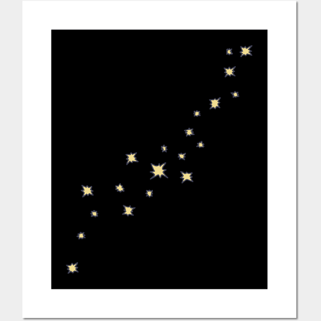 Pixie Dust - Sprinkled Stars - Magical Particles Wall Art by DeWinnes